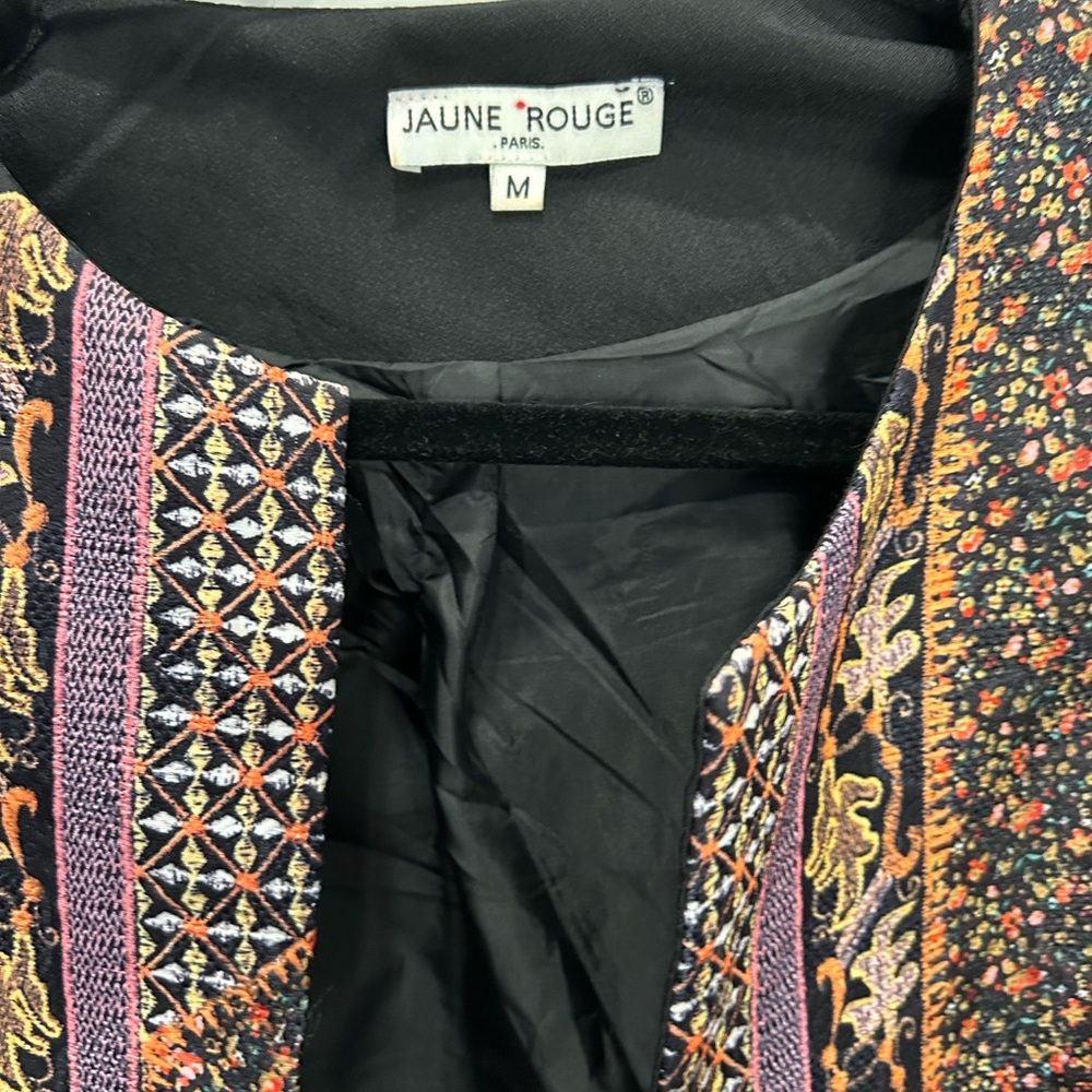Jaune Rouge Embroidered Look Jacket - Picture 2 of 3